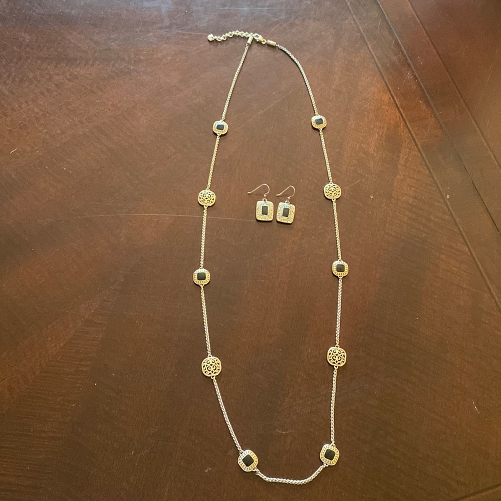 Brighton necklace and earrings set